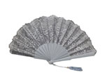 Ceremony Fan for Maid of Honour with Silver Lace 36.198€ #5032814144